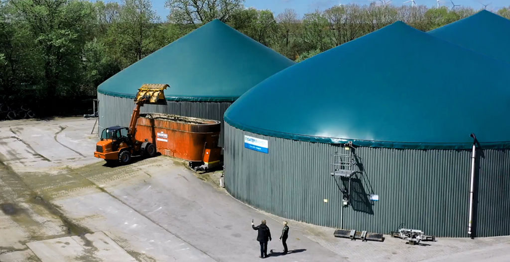 Silo und Futtermais