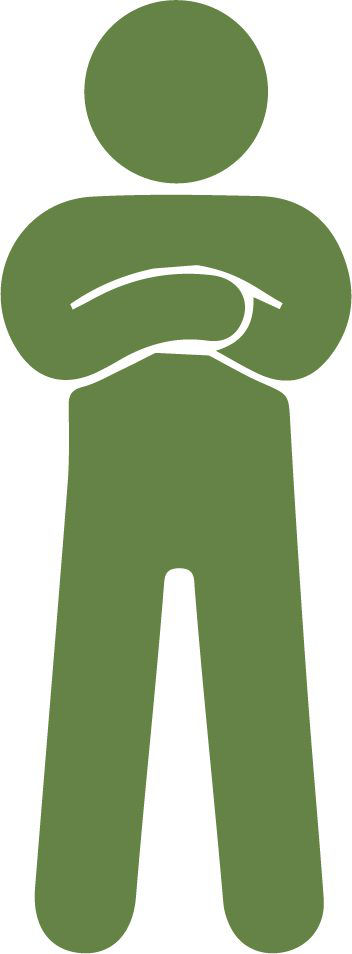 folded arms icon
