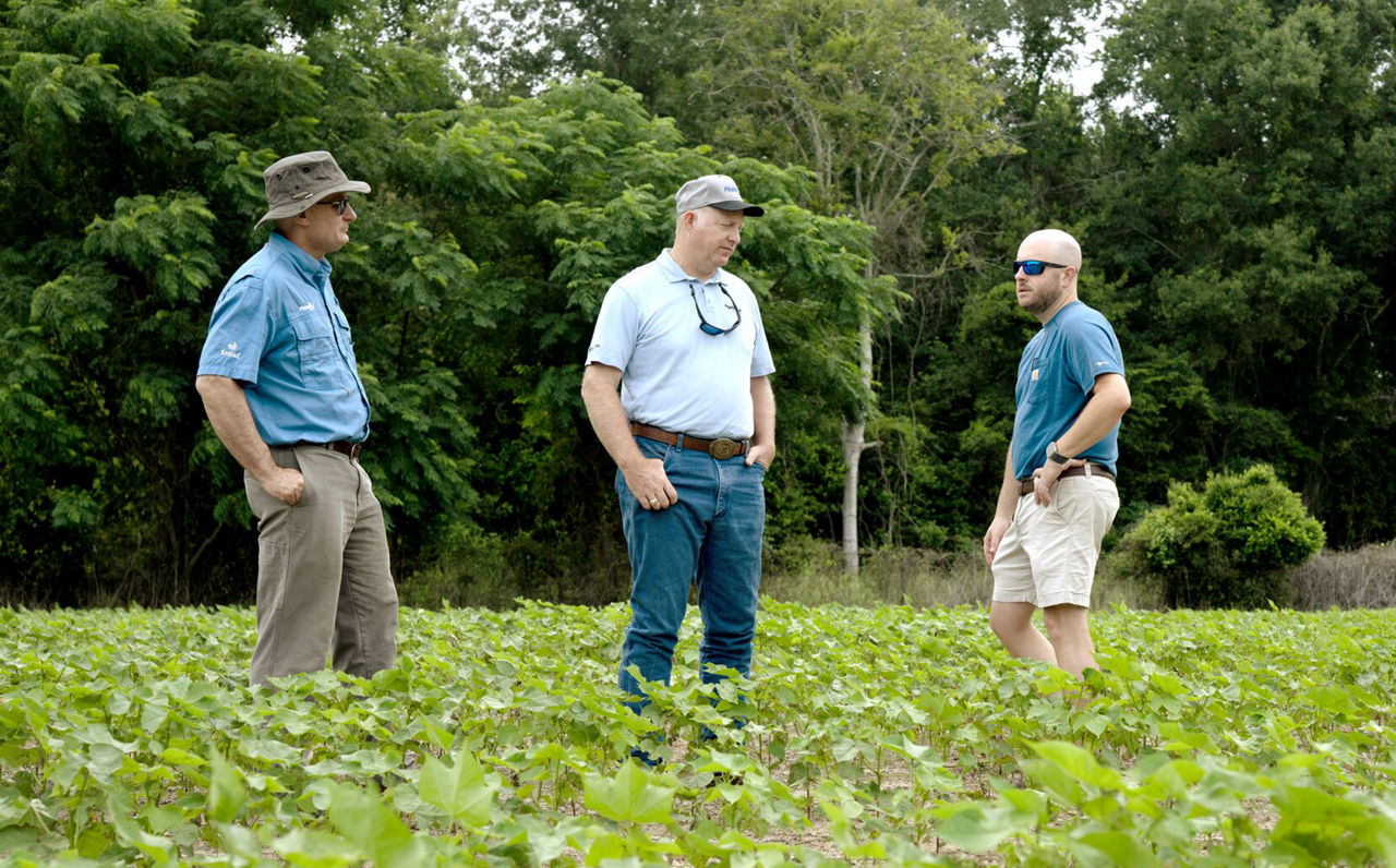 Austin Warbington in field