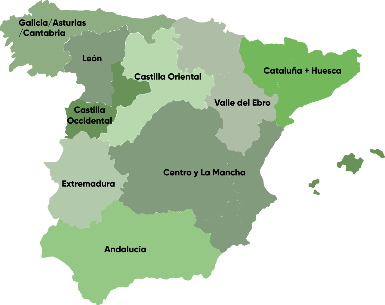 Mapa Asesores Agronómicos Pioneer