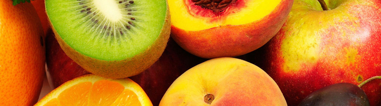 Frutas y verduras coloridas