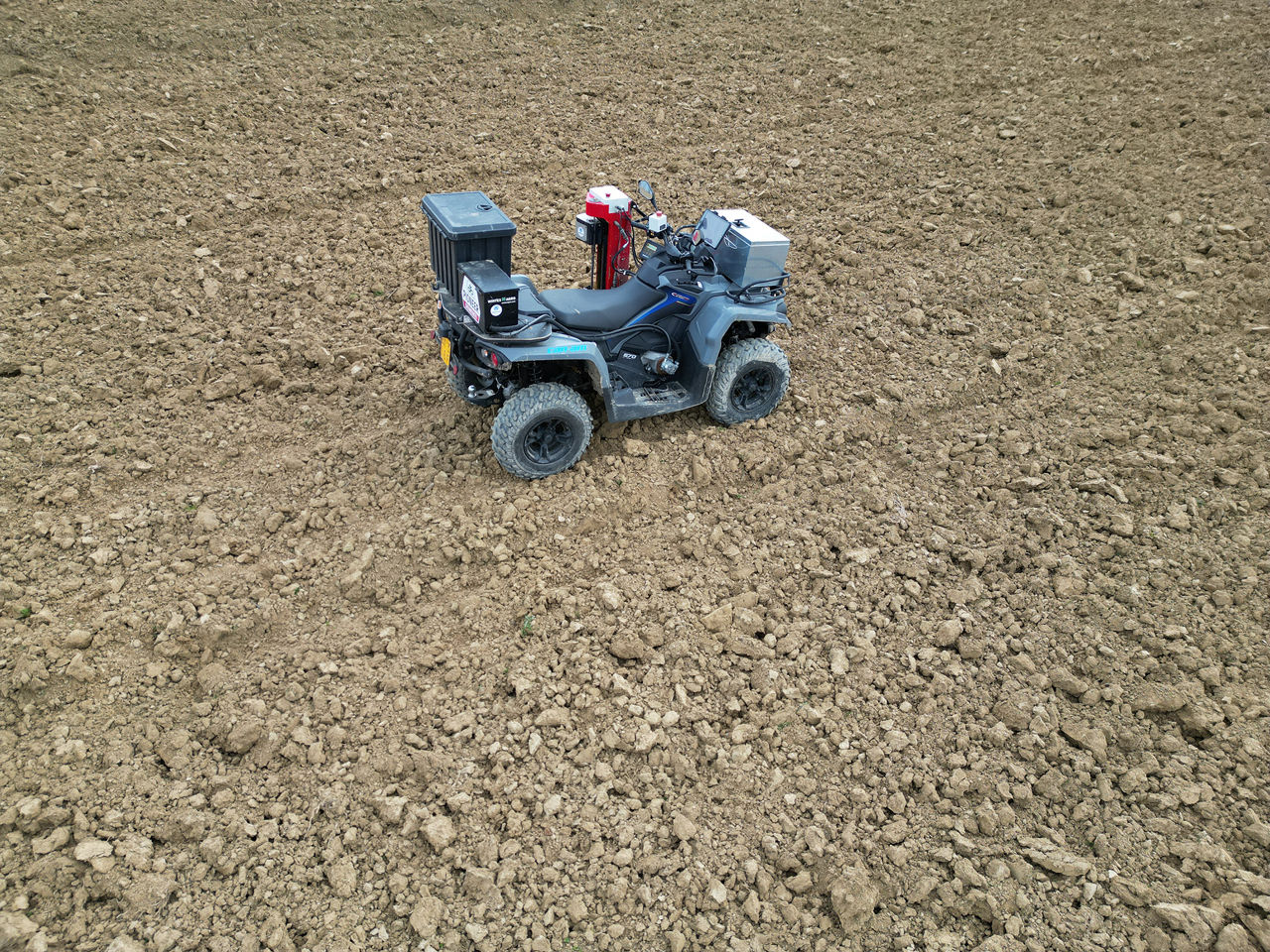 Quad per il campionamento del terreno