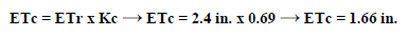ETc equation