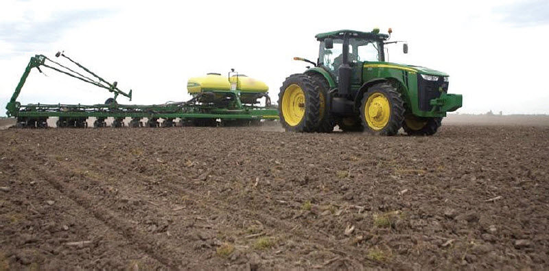 Planting fieldwork.